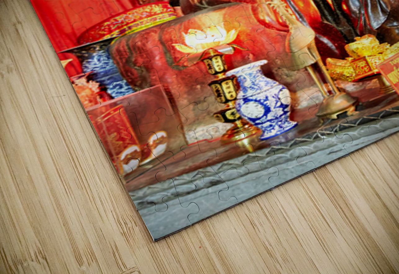 Statue of Buddha in Ho Chi Minh City Vietnam temple Marco Brivio Puzzle