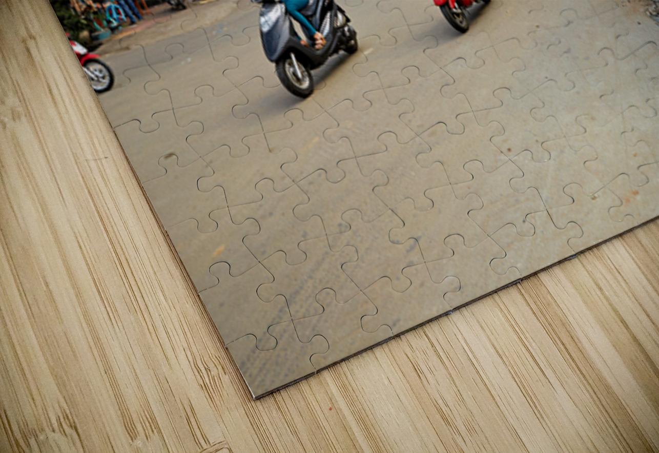 Busy streets of Ho Chi Minh City in Saigon during the day Marco Brivio Puzzle