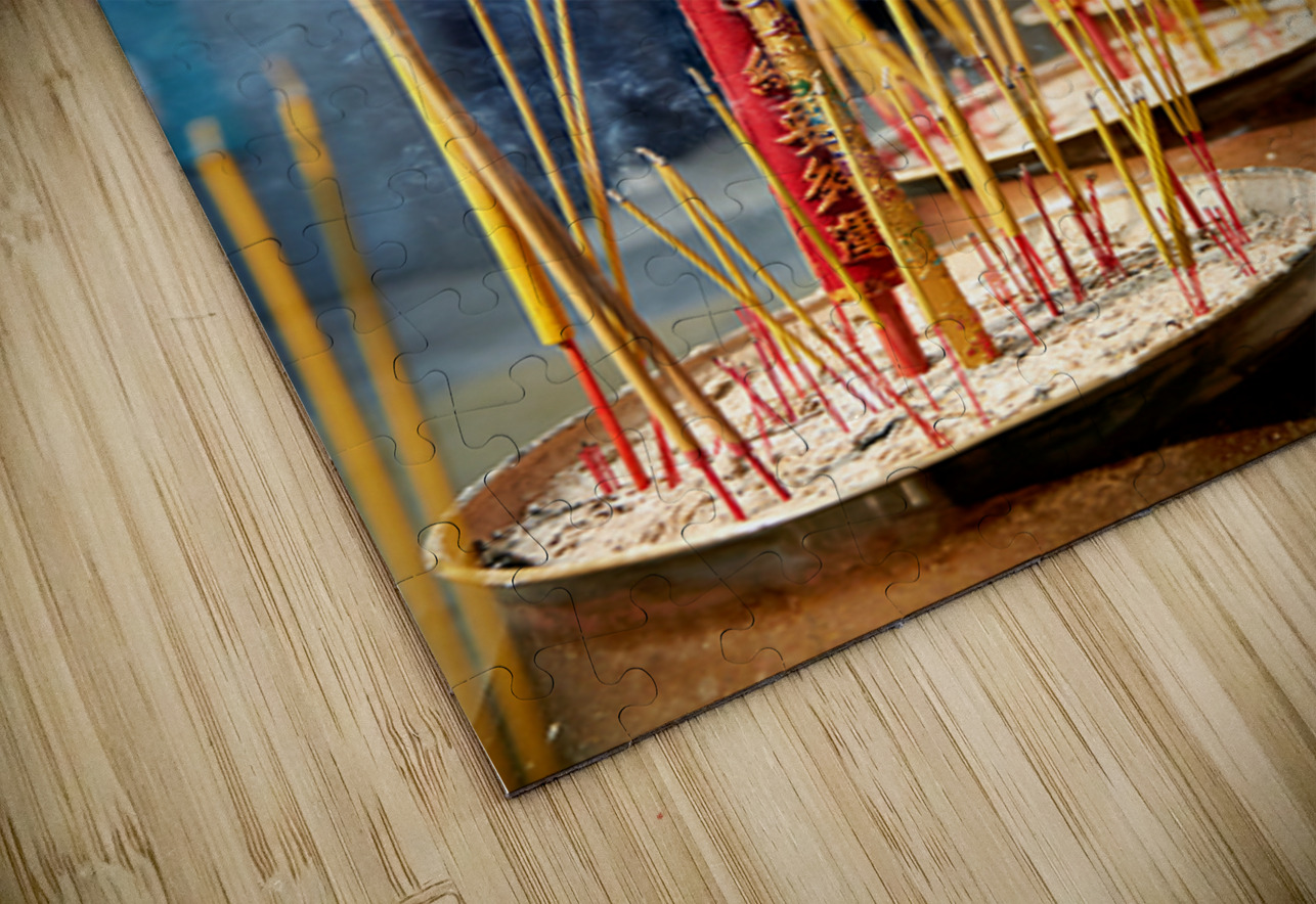 Incense sticks burning at a temple in Ho Chi Minh City Marco Brivio Puzzle