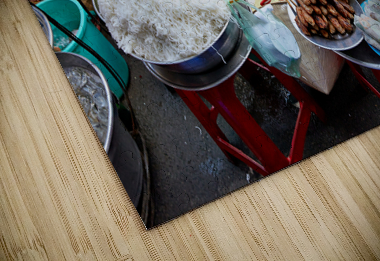 Woman selling food at street market in Ho Chi Minh City Marco Brivio Puzzle