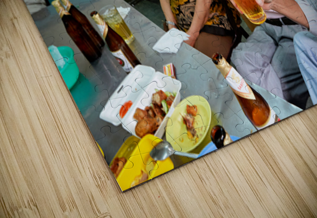 People enjoying time together in a cafe in Ho Chi Minh City Marco Brivio Puzzle