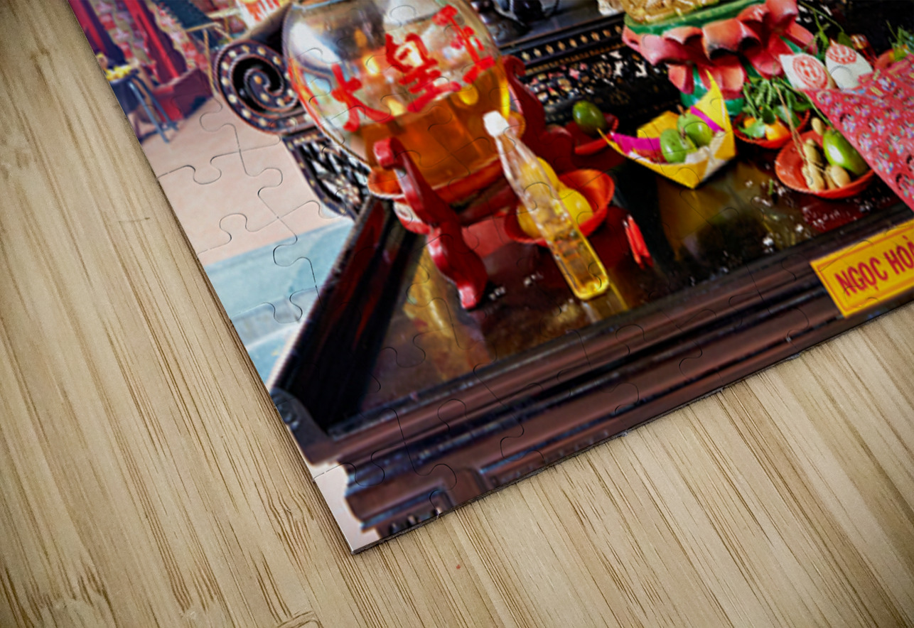 Visit to a Buddhist temple in Ho Chi Minh City Vietnam Marco Brivio Puzzle