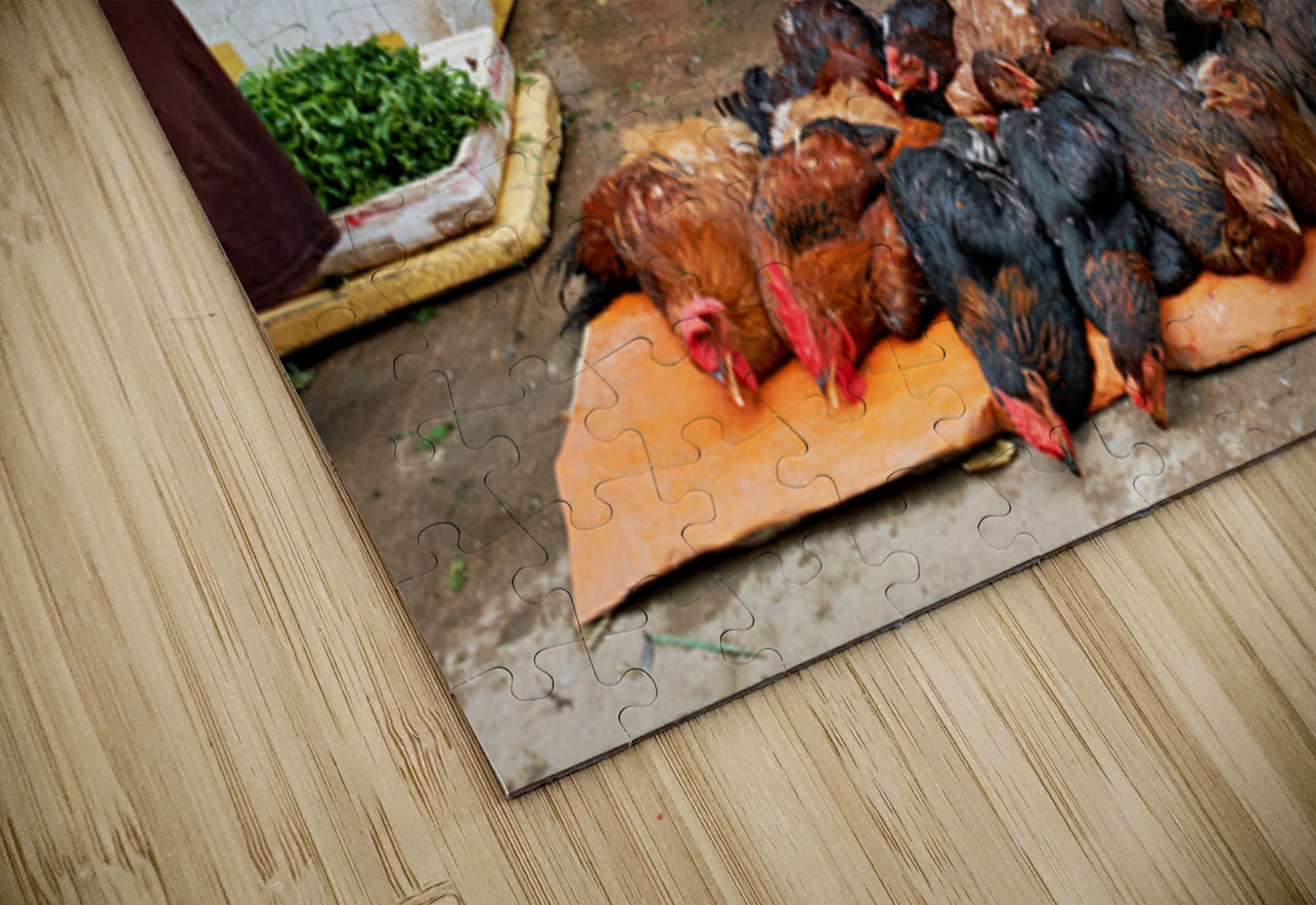Women selling chickens at market in Phu Quoc Vietnam Marco Brivio Puzzle