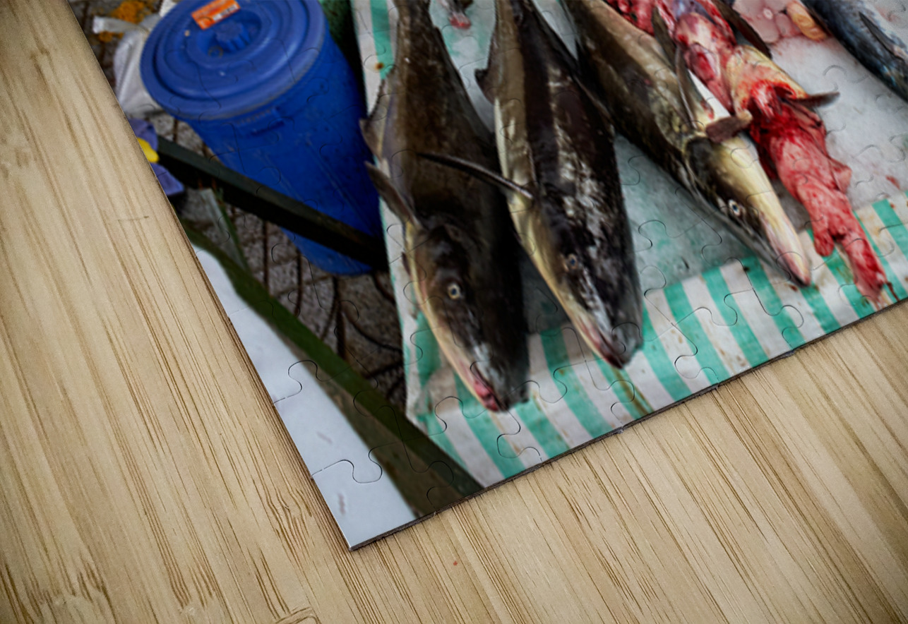 Fish market scene in Phu Quoc Vietnam during the day Marco Brivio Puzzle