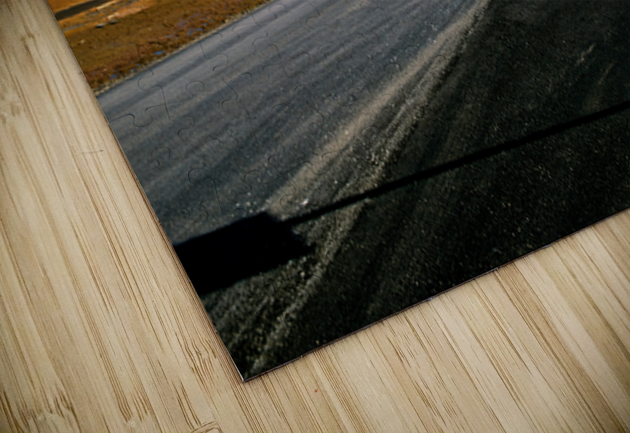 Warning signs for polar bears in Longyearbyen Svalbard Marco Brivio Puzzle