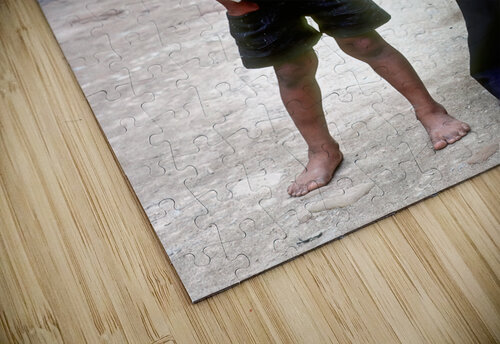 Nepal. Kathmandu. Two children Marco Brivio puzzle