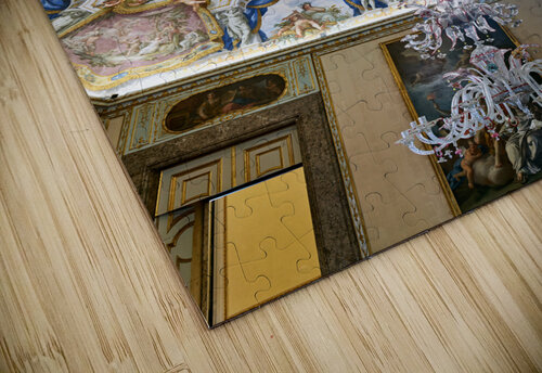 Caserta Campania Italy. The Royal Palace. The ceiling of Queen Maria Carolina apartment Marco Brivio puzzle