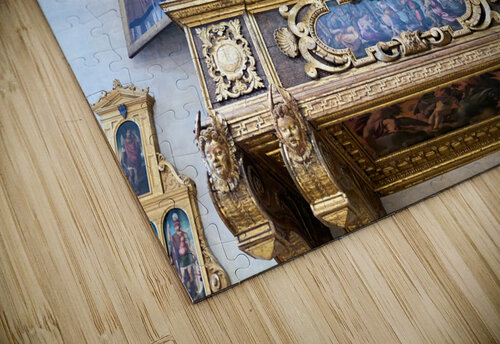 Verona Veneto Italy. Verona Cathedral Duomo di Verona. The organ Marco Brivio puzzle