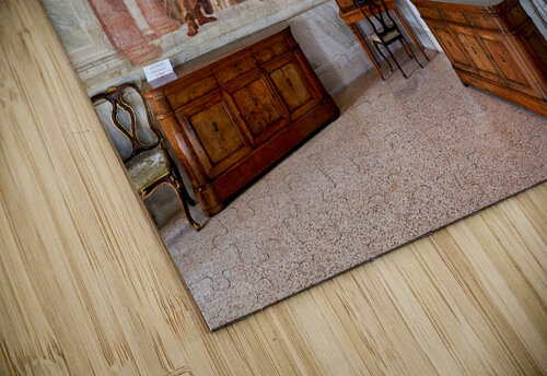 Vicenza Veneto Italy. The interiors of the Villa Valmarana ai Nani frescoed  by Giambattista and Giandomenico Tiepolo Marco Brivio puzzle