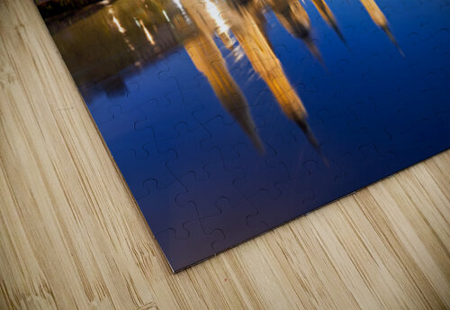 Zaragoza. Saragossa. Aragon. Spain. Cathedral Basilica of Our Lady of the Pillar and river Ebro at sunset Marco Brivio puzzle