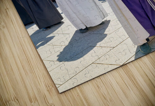 Zaragoza. Saragossa. Aragon. Spain.  Processions of the Easter Holy Week Marco Brivio puzzle