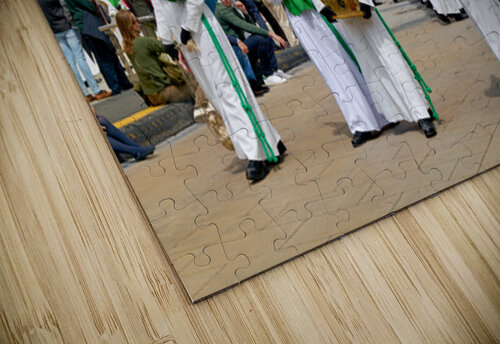 Zaragoza. Saragossa. Aragon. Spain.  Processions of the Easter Holy Week Marco Brivio puzzle