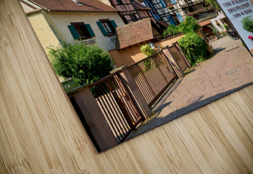 Timber framed houses in Eguisheim on the Alsace Wine Route Marco Brivio puzzle