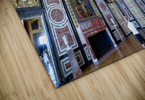 Two people explore the decorated room at the Palace of Versaille Marco Brivio puzzle