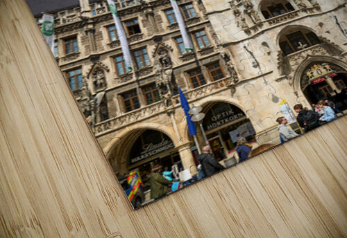 Rathaus in Munich a landmark of Marienplatz in Germany Marco Brivio puzzle
