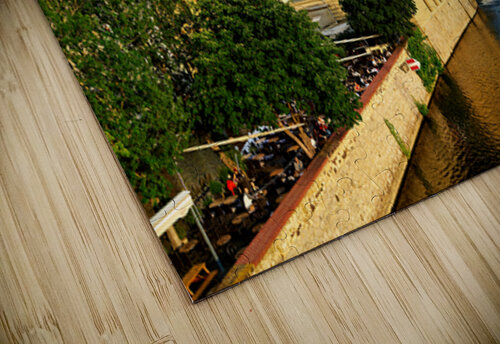 Pragues Vltava riverfront with historic architecture and lively Marco Brivio puzzle