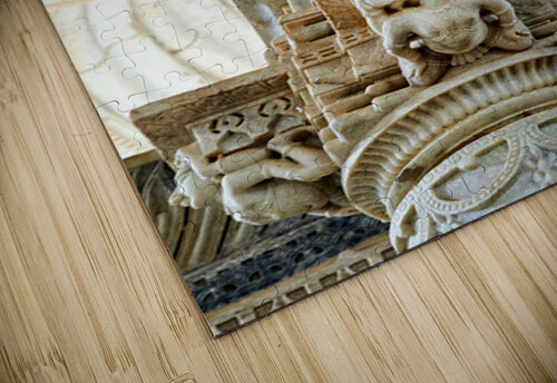 Jain temples in Ranakpur display intricate carvings and sculptur Marco Brivio puzzle