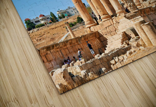 Ruins of ancient columns at Gerasa in Jordan during daytime Marco Brivio puzzle