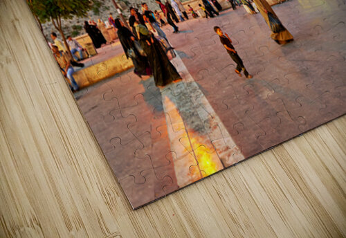 Exploring the ancient citadel in Aleppo Syria during twilight h Marco Brivio puzzle