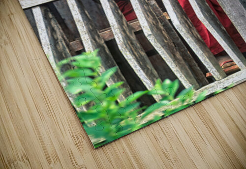 Monks sitting on balcony in Kalaw village Myanmar Marco Brivio puzzle