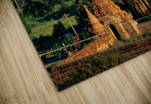 Temples in Bagan during sunset with ancient architecture visible Marco Brivio puzzle