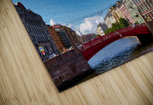 Historic buildings line the Moyka River in St. Petersburg Marco Brivio puzzle