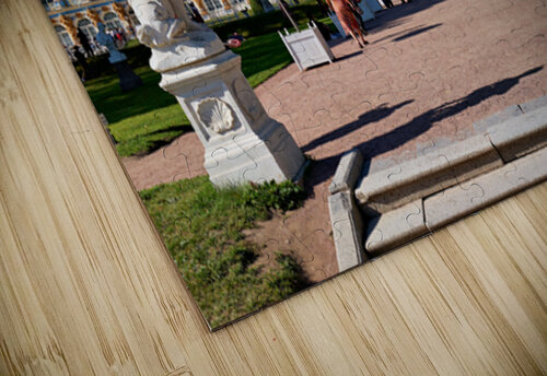 Catherine Palace in Saint Petersburg with visitors and statues Marco Brivio puzzle
