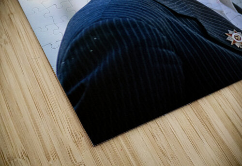 Elderly man in traditional hat walks in Bukhara Uzbekistan Marco Brivio puzzle