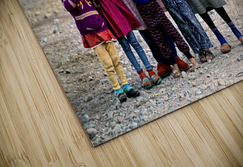 Children and women gather in a village in Uzbekistan Marco Brivio puzzle