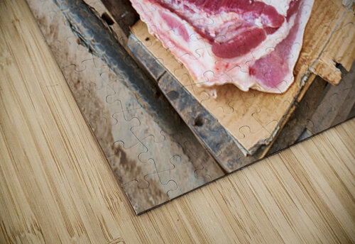 Fresh meat vendor in Phu Quoc market during daytime Marco Brivio puzzle