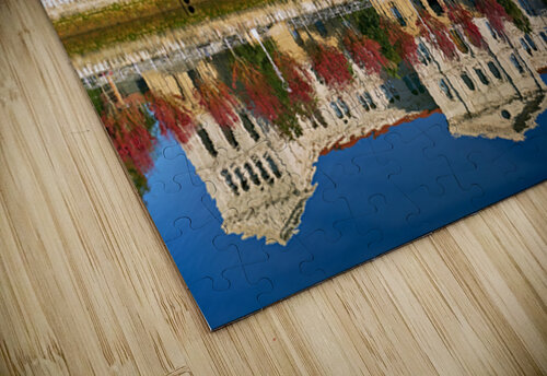 University building reflects in water in Bilbao Spain Marco Brivio puzzle