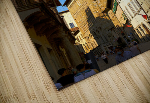 People walk along a street in Arezzo Tuscany Italy Marco Brivio puzzle