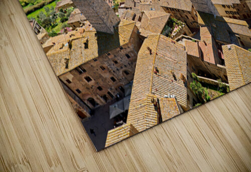 Visit San Gimignano from above in Tuscany Italy Marco Brivio puzzle