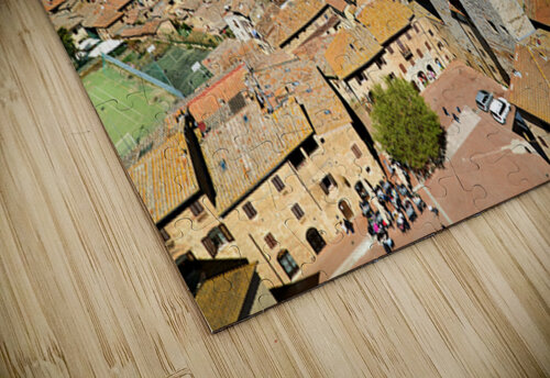 Aerial view of San Gimignano in Tuscany during the day Marco Brivio puzzle