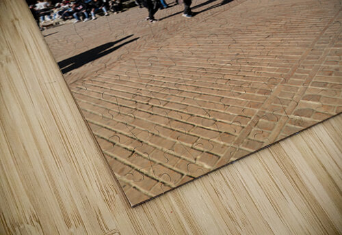 Visitors gather in San Gimignano at Piazza della Cisterna Marco Brivio puzzle