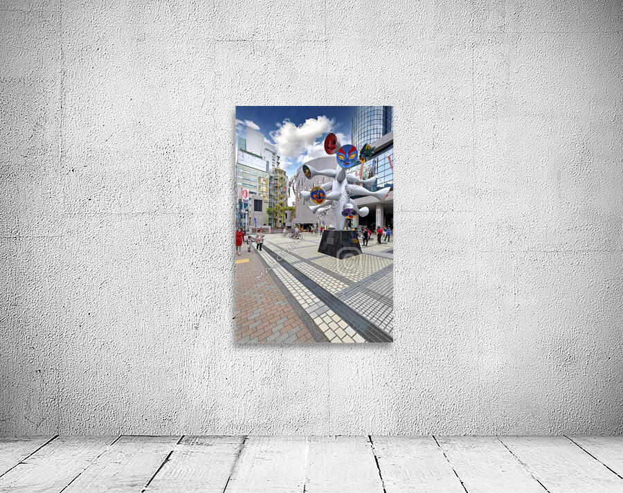 Japan. Tokyo. Modern Art at Shibuya District Wall Preview