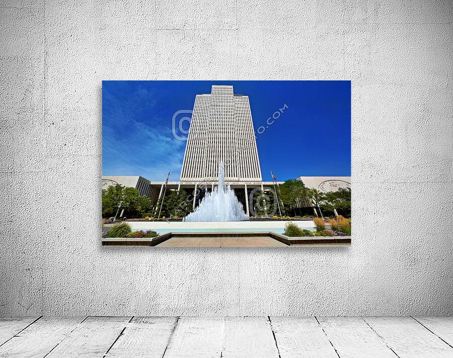 The hedaquarter of the Mormon Church of Jesus Christ the latter day. Salt Lake City Utah USA Wall Preview