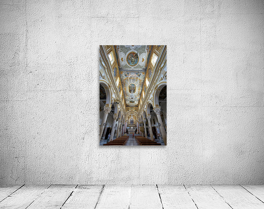 Matera Basilicata Italy. Basilica Pontificia Cattedrale di Maria Santissima della Bruna e SantEustachio Wall Preview