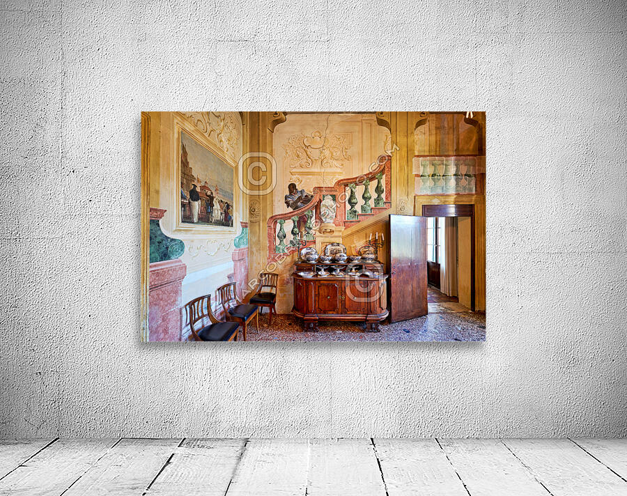 Vicenza Veneto Italy. The interiors of the Villa Valmarana ai Nani frescoed  by Giambattista and Giandomenico Tiepolo Wall Preview