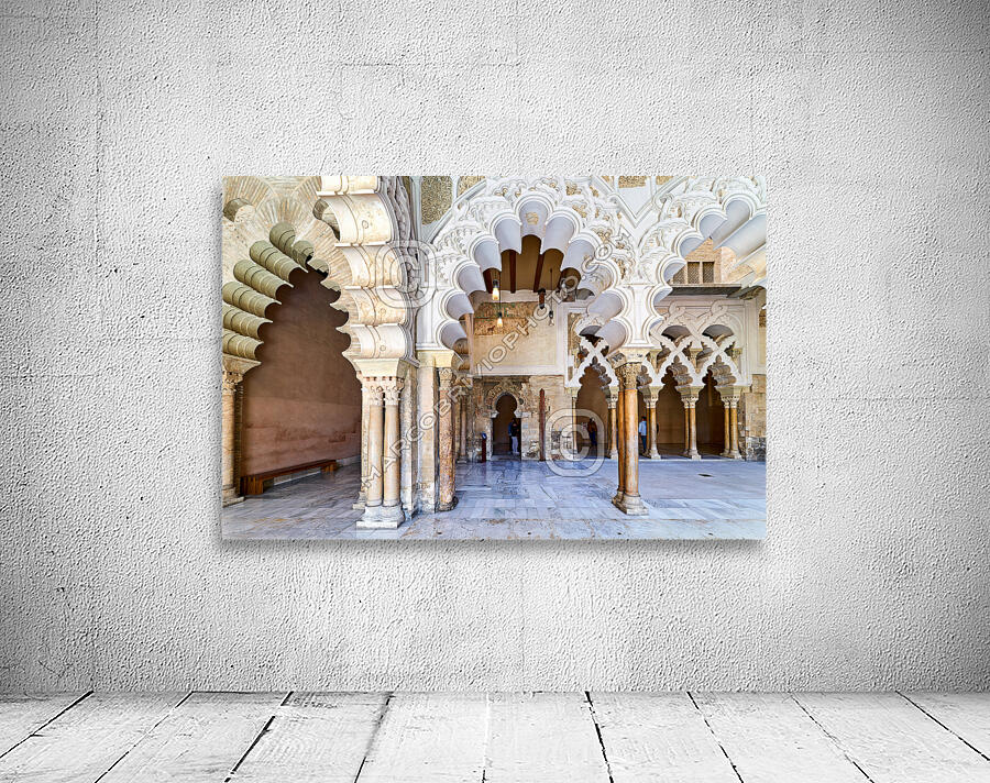 Zaragoza. Saragossa. Aragon. Spain. Aljafería Palace Wall Preview