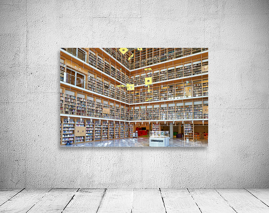 People explore the National Library in Athens Greece Wall Preview