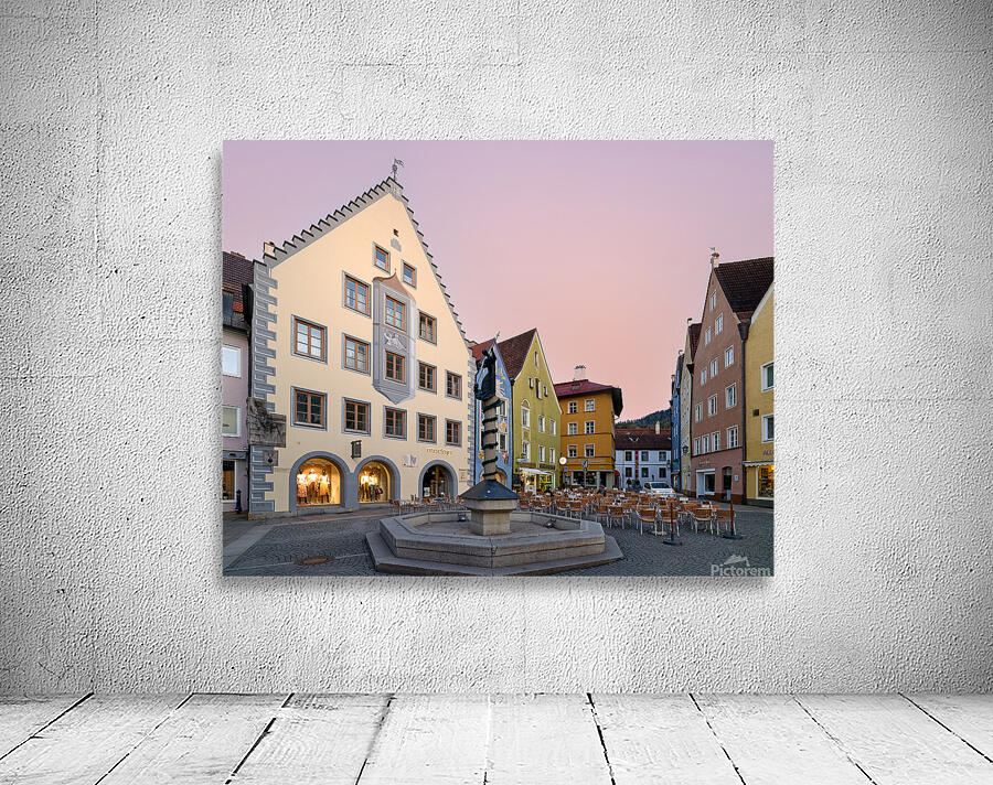 Exploring historical buildings in Fussen along the Romantic Road Wall Preview