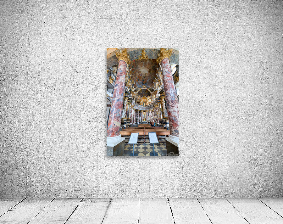 Visit to hofkirche in wurzburg on the romantic road in bavaria Wall Preview