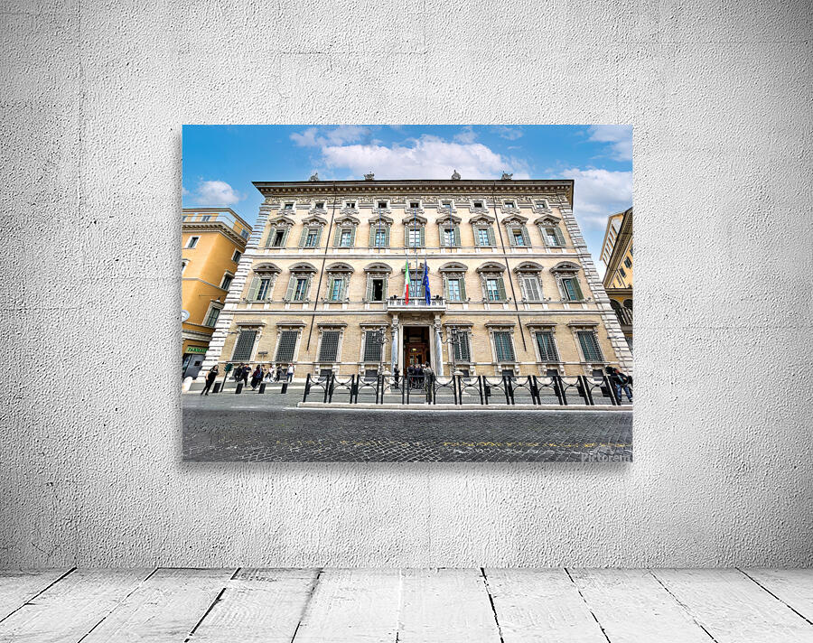 Palazzo Madama in Rome seat of the Senate of the Italian Republ Wall Preview