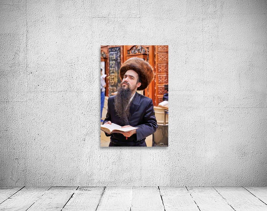 Orthodox Jews pray at the Wailing Wall in Jerusalem Israel Wall Preview