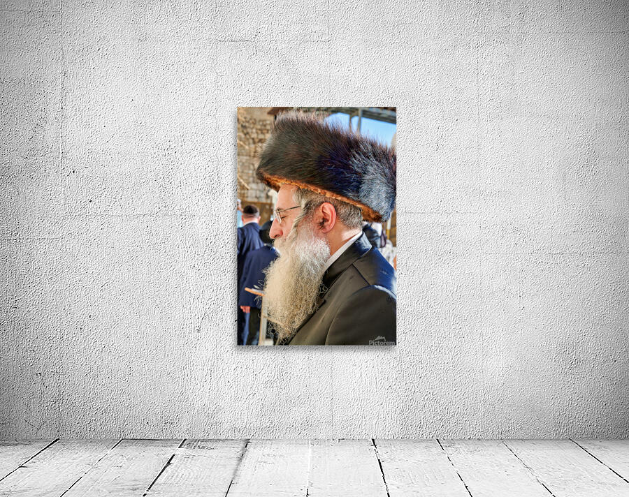 Orthodox Jews pray at the Wailing Wall in Jerusalem Israel Wall Preview