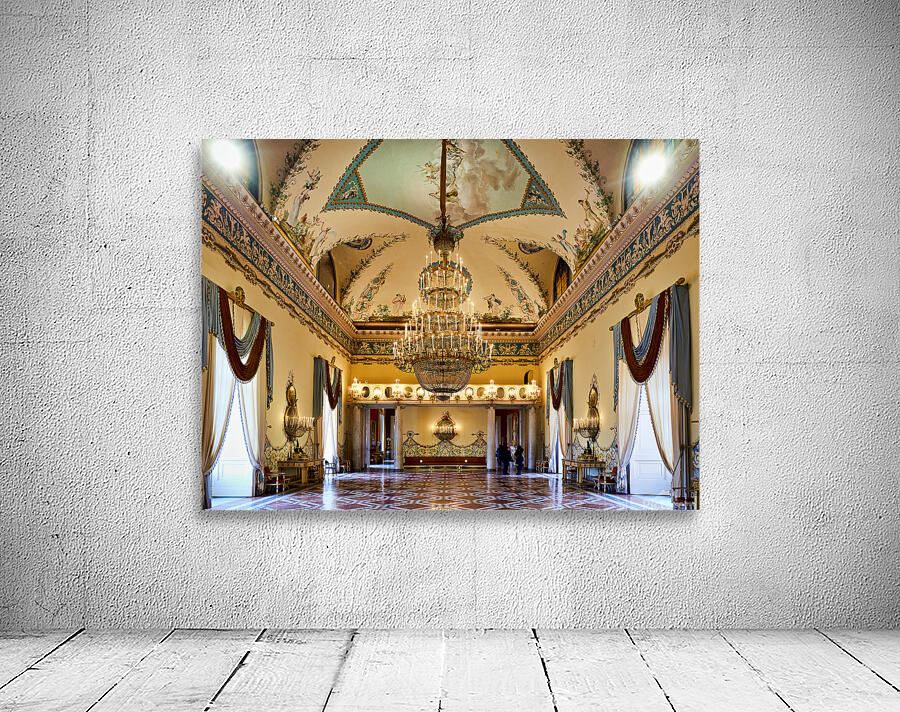 Visitors explore Museo di Capodimonte in Naples Campania Italy Wall Preview