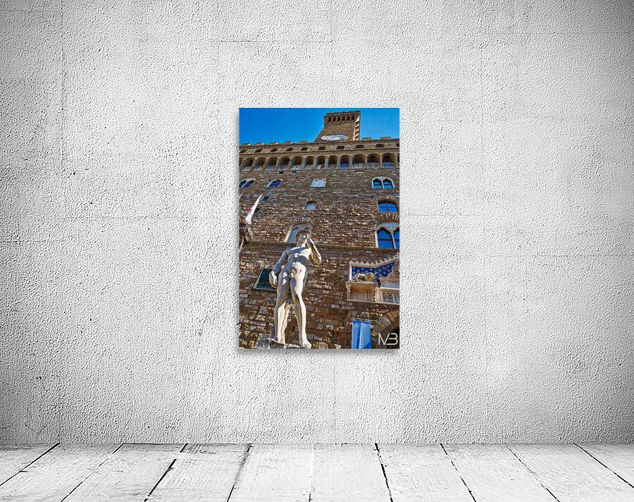 David statue by Michelangelo in Florence Tuscany Italy Wall Preview
