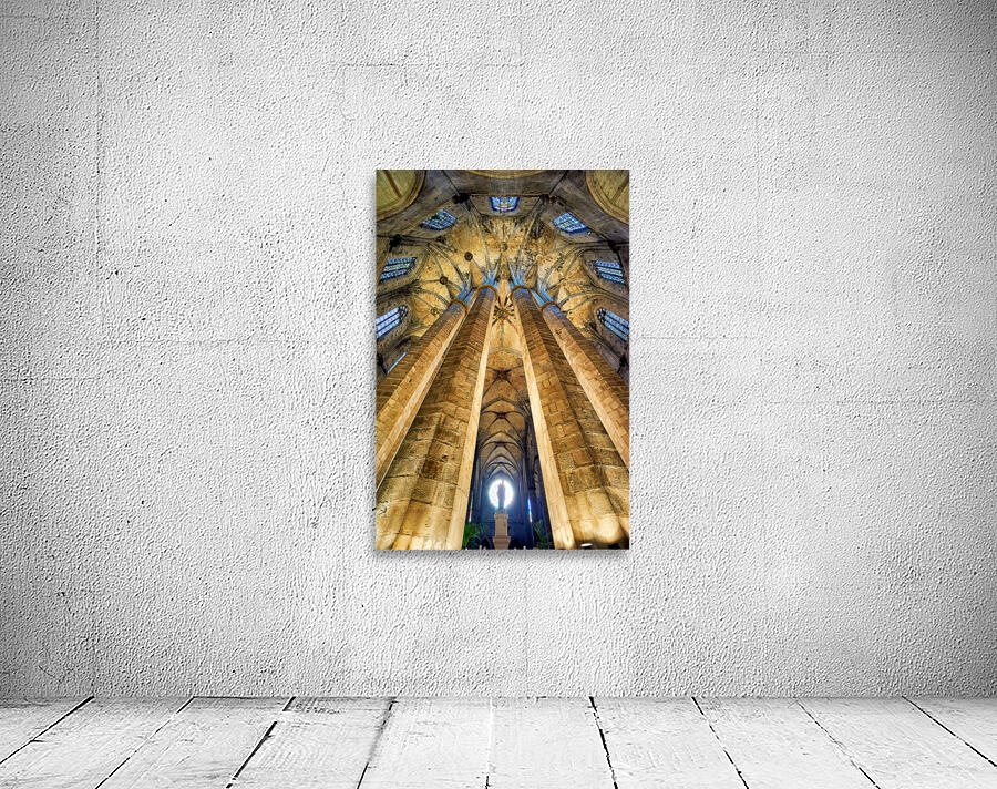 Visit to Santa Maria del Mar in Barcelona Spain Wall Preview