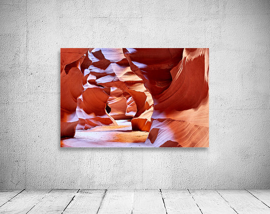 Exploring the winding paths of Antelope Slot Canyon in USA Wall Preview